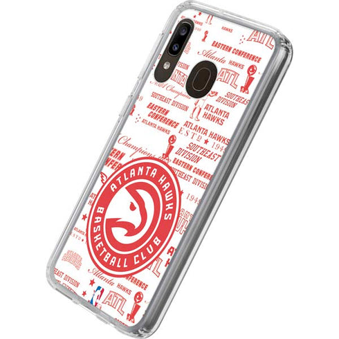 NBA Atlanta Hawks Blast Galaxy A20 Clear Case