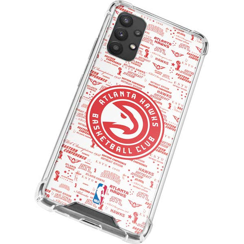 NBA Atlanta Hawks Blast Galaxy A32 5G Clear Case