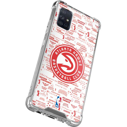 NBA Atlanta Hawks Blast Galaxy A51 5G Clear Case