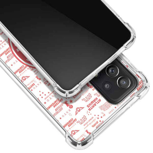 NBA Atlanta Hawks Blast Galaxy A52 5G Clear Case