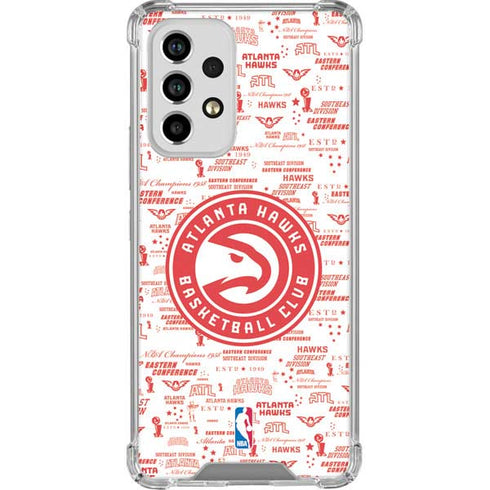 NBA Atlanta Hawks Blast Galaxy A53 5G Clear Case