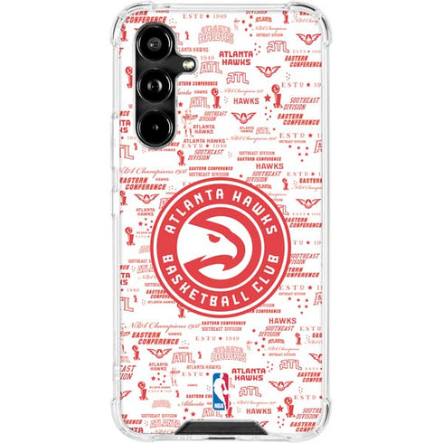 NBA Atlanta Hawks Blast Galaxy A54 5G Clear Case