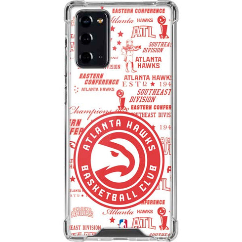 NBA Atlanta Hawks Blast Galaxy Note20 5G Clear Case