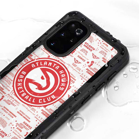 NBA Atlanta Hawks Blast Galaxy S20 Plus Waterproof Case