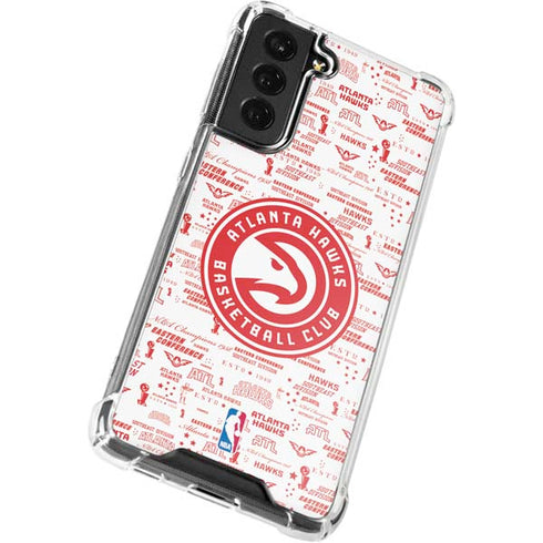 NBA Atlanta Hawks Blast Galaxy S21 FE Clear Case