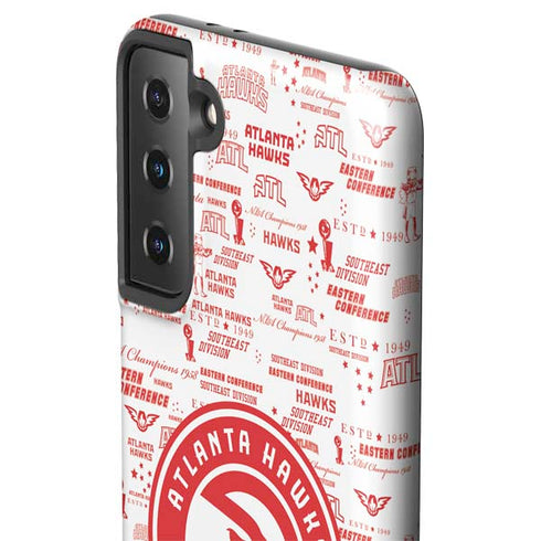 NBA Atlanta Hawks Blast Galaxy S21 FE Pro Case