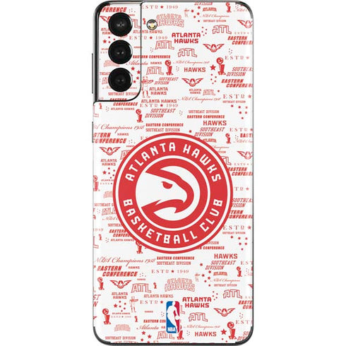 NBA Atlanta Hawks Blast Galaxy S21 Plus 5G Skin