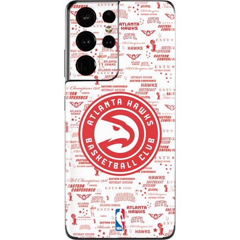 NBA Atlanta Hawks Blast Galaxy S21 Ultra 5G Skin