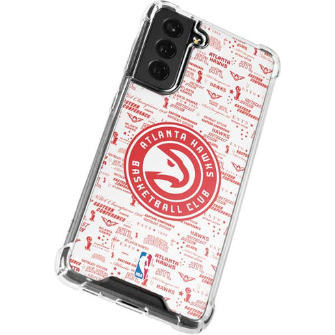 NBA Atlanta Hawks Blast Galaxy S22 Plus Clear Case
