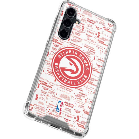 NBA Atlanta Hawks Blast Galaxy S23 FE Clear Case