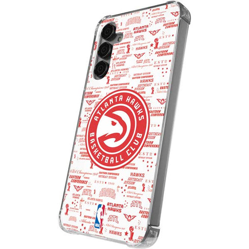 NBA Atlanta Hawks Blast Galaxy S24 Plus Clear Case