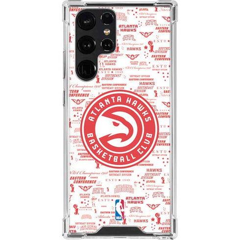 NBA Atlanta Hawks Blast Galaxy S24 Ultra Clear Case