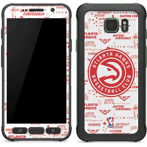 NBA Atlanta Hawks Blast Galaxy S7 Active Skin