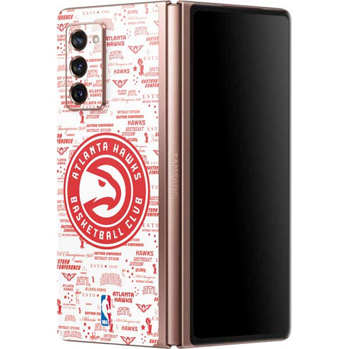 NBA Atlanta Hawks Blast Galaxy Z Fold2 5G Skin