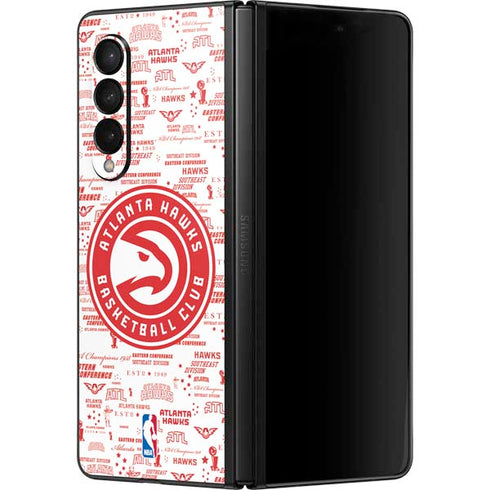 NBA Atlanta Hawks Blast Galaxy Z Fold3 5G Skin