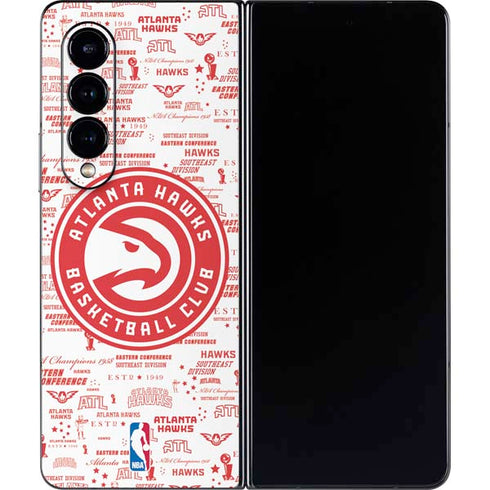 NBA Atlanta Hawks Blast Galaxy Z Fold4 5G Skin