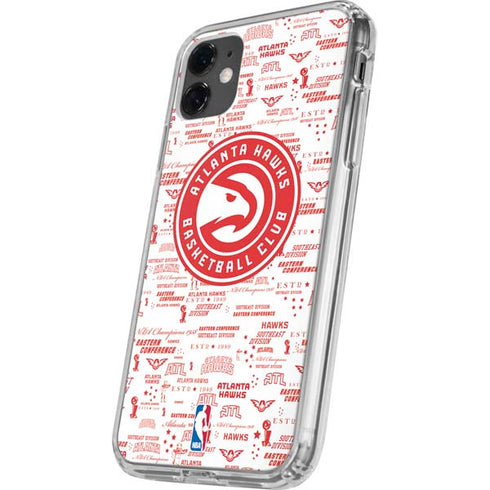 NBA Atlanta Hawks Blast iPhone 11 Clear Case