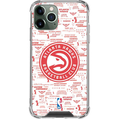 NBA Atlanta Hawks Blast iPhone 11 Pro Max Clear Case
