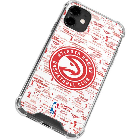 NBA Atlanta Hawks Blast iPhone 12 Clear Case