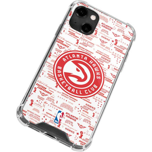 NBA Atlanta Hawks Blast iPhone 13 Clear Case