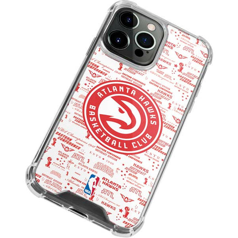 NBA Atlanta Hawks Blast iPhone 13 Pro Max Clear Case