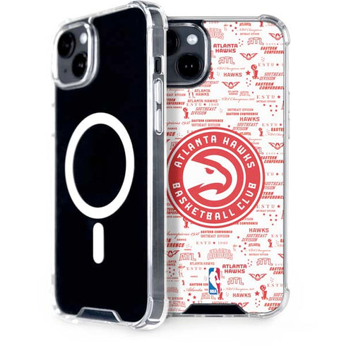 NBA Atlanta Hawks Blast iPhone 15 Plus MagSafe Case