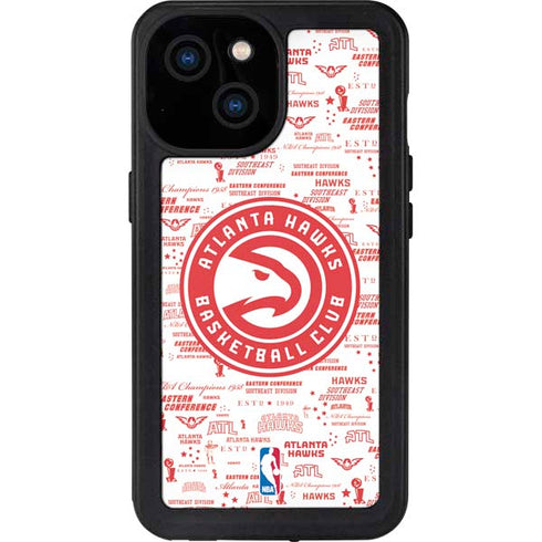 NBA Atlanta Hawks Blast iPhone 15 Waterproof Case
