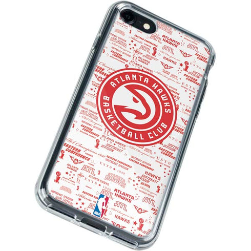 NBA Atlanta Hawks Blast iPhone SE (2nd & 3rd Gen) Clear Case