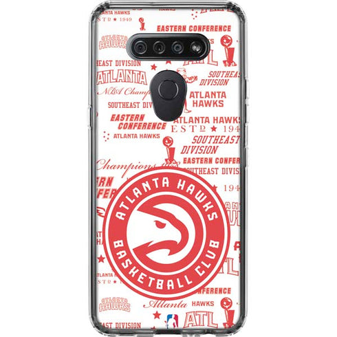NBA Atlanta Hawks Blast LG K51/Q51 Clear Case