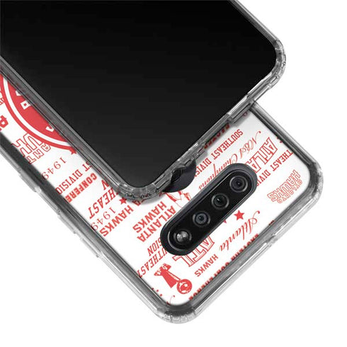 NBA Atlanta Hawks Blast LG K51/Q51 Clear Case