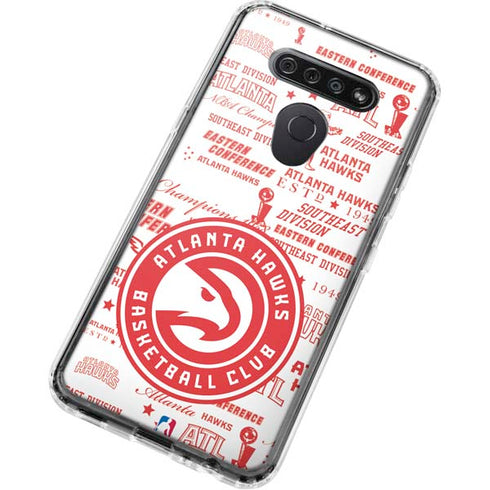 NBA Atlanta Hawks Blast LG K51/Q51 Clear Case