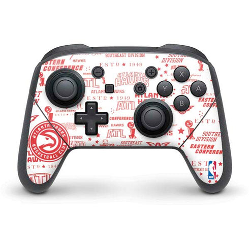 NBA Atlanta Hawks Blast Nintendo Switch Pro Controller Skin