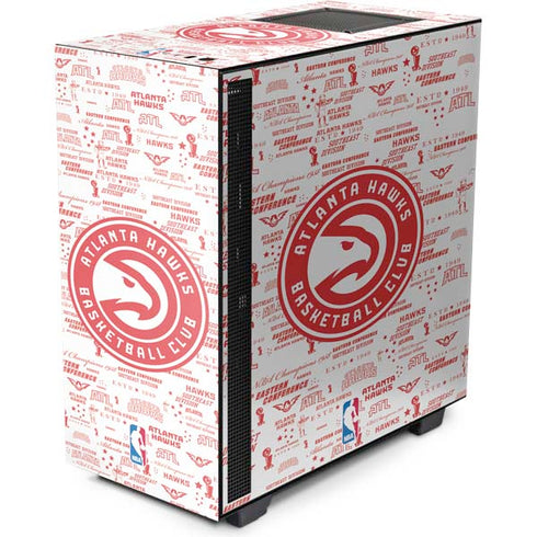 NBA Atlanta Hawks Blast NZXT H510 Compact ATX Mid-Tower Case Skin