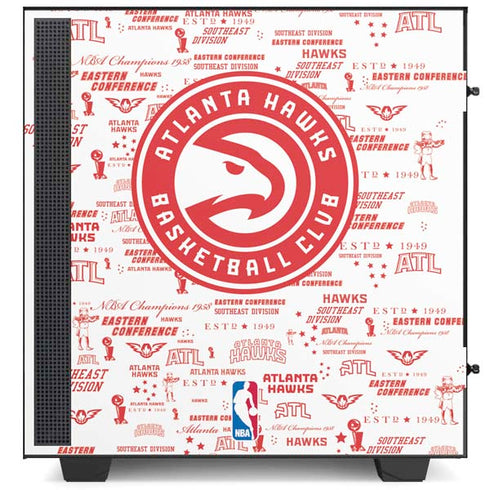 NBA Atlanta Hawks Blast NZXT H510 Compact ATX Mid-Tower Case Skin
