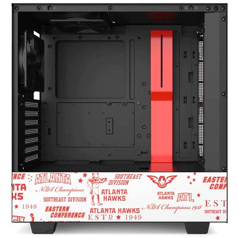 NBA Atlanta Hawks Blast NZXT H510 Compact ATX Mid-Tower Case Skin