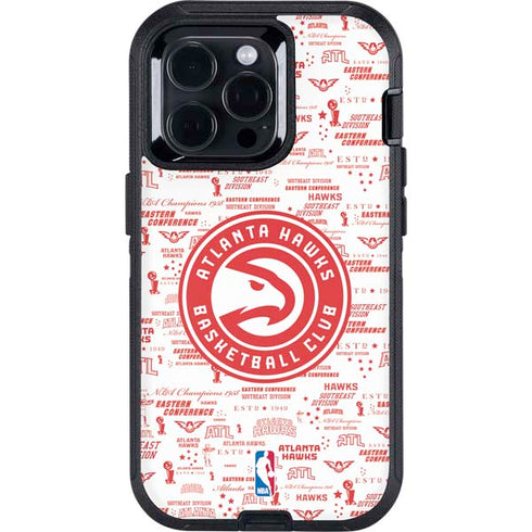 NBA Atlanta Hawks Blast Otterbox Defender iPhone Skin