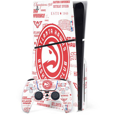 NBA Atlanta Hawks Blast PS5 Slim Disk Bundle Skin