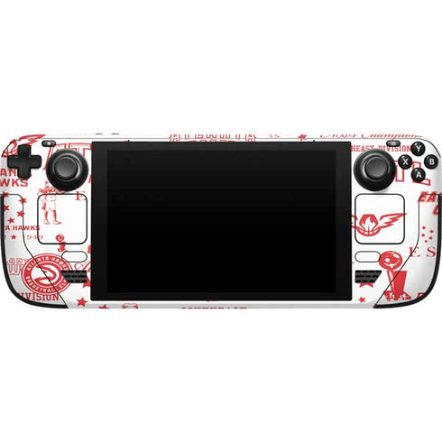 NBA Atlanta Hawks Blast Steam Deck Handheld Gaming Computer Skin