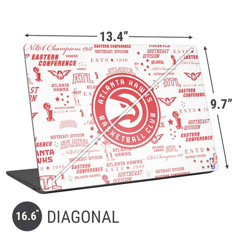 NBA Atlanta Hawks Blast Universal Laptop 16.6in (13.4 x 9.7in) Skin