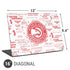 NBA Atlanta Hawks Blast Universal Laptop 16in (13 x 9.4in) Skin