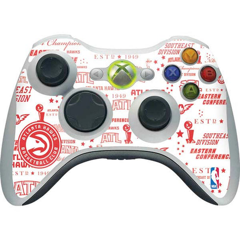 NBA Atlanta Hawks Blast Xbox 360 Wireless Controller Skin