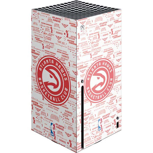 NBA Atlanta Hawks Blast Xbox Series X Console Skin