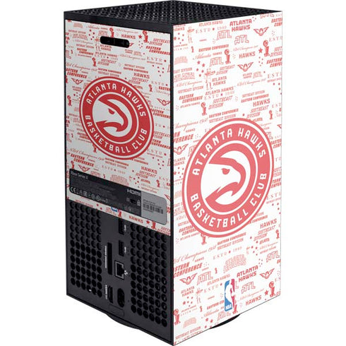 NBA Atlanta Hawks Blast Xbox Series X Console Skin