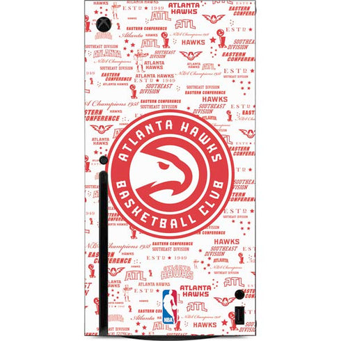 NBA Atlanta Hawks Blast Xbox Series X Console Skin