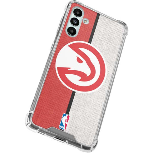 NBA Atlanta Hawks Canvas Galaxy A13 5G Clear Case