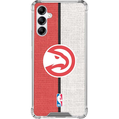 NBA Atlanta Hawks Canvas Galaxy A15 5G Clear Case