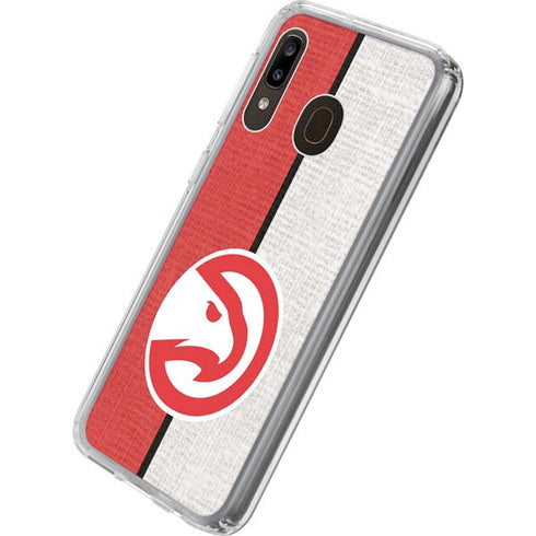 NBA Atlanta Hawks Canvas Galaxy A20 Clear Case