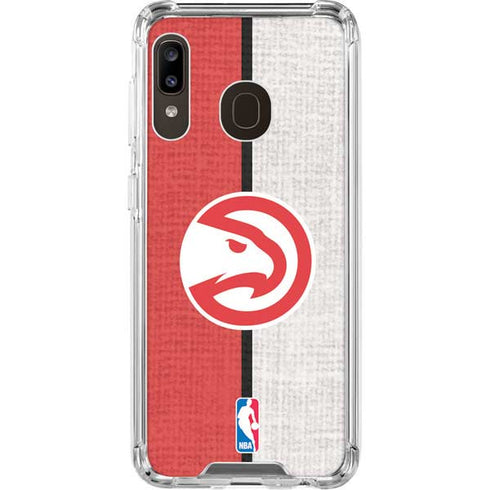 NBA Atlanta Hawks Canvas Galaxy A30 Clear Case