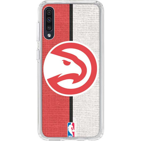NBA Atlanta Hawks Canvas Galaxy A50 Clear Case