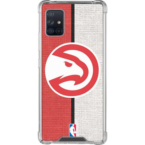 NBA Atlanta Hawks Canvas Galaxy A51 5G Clear Case